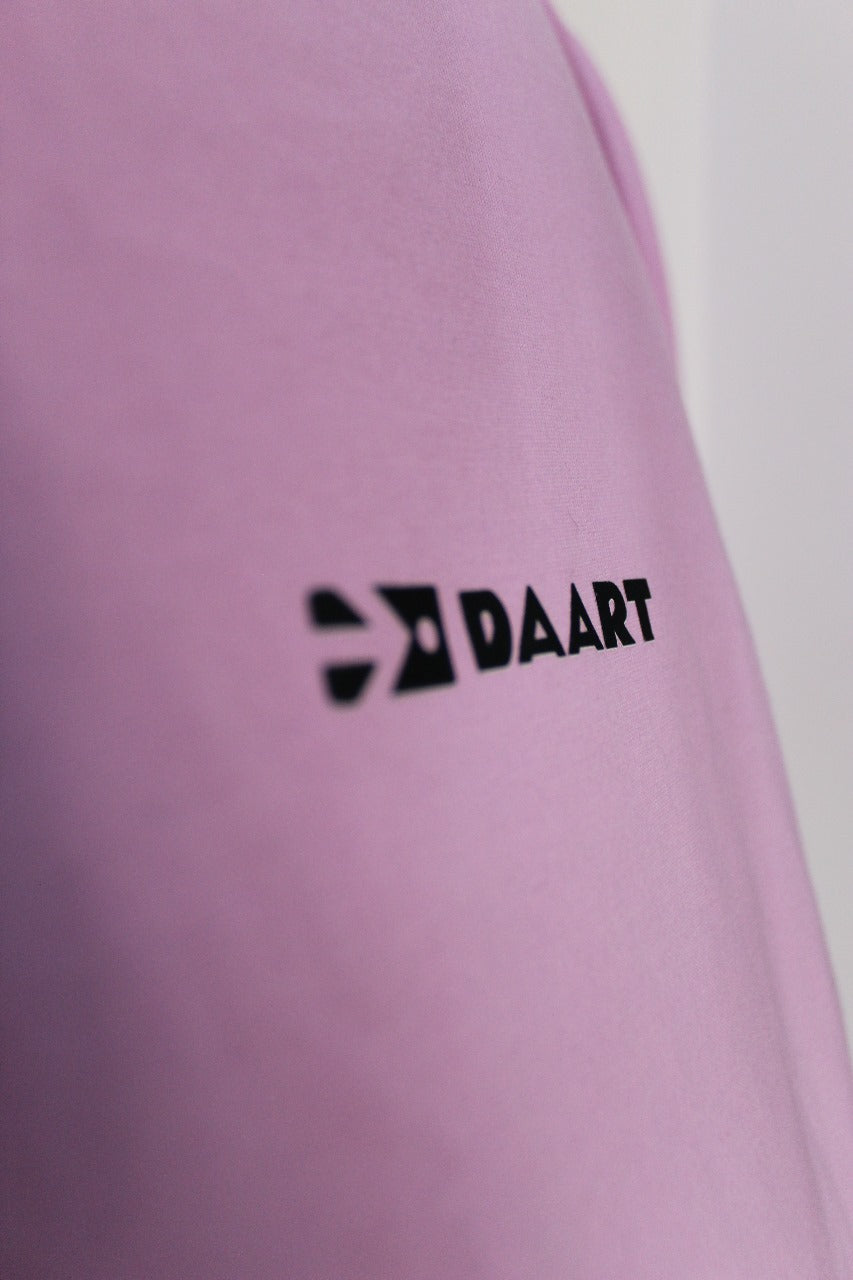 OVERSIZED T-SHIRT WITH MEOW LAVENDER COLOUR